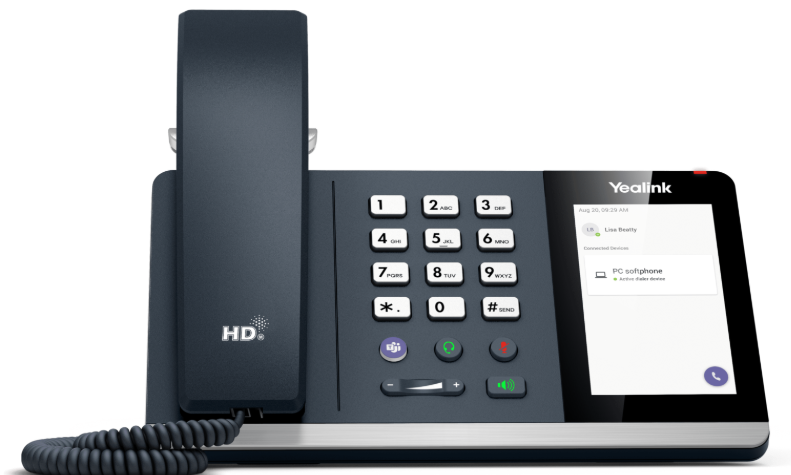 טלפון USB Yealink MP45 עם מסך צבעוני